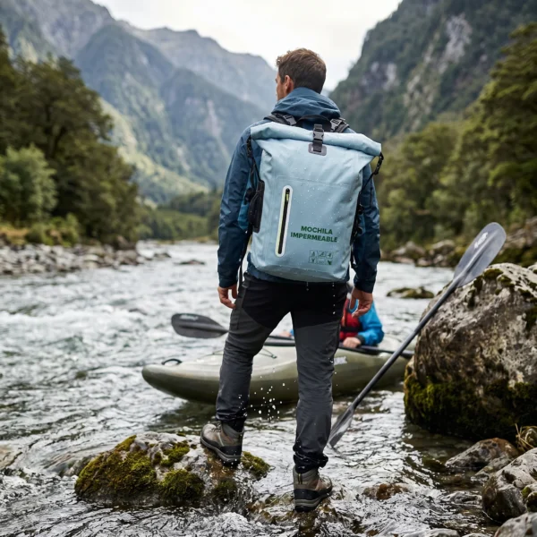Mochila de accion impermeable